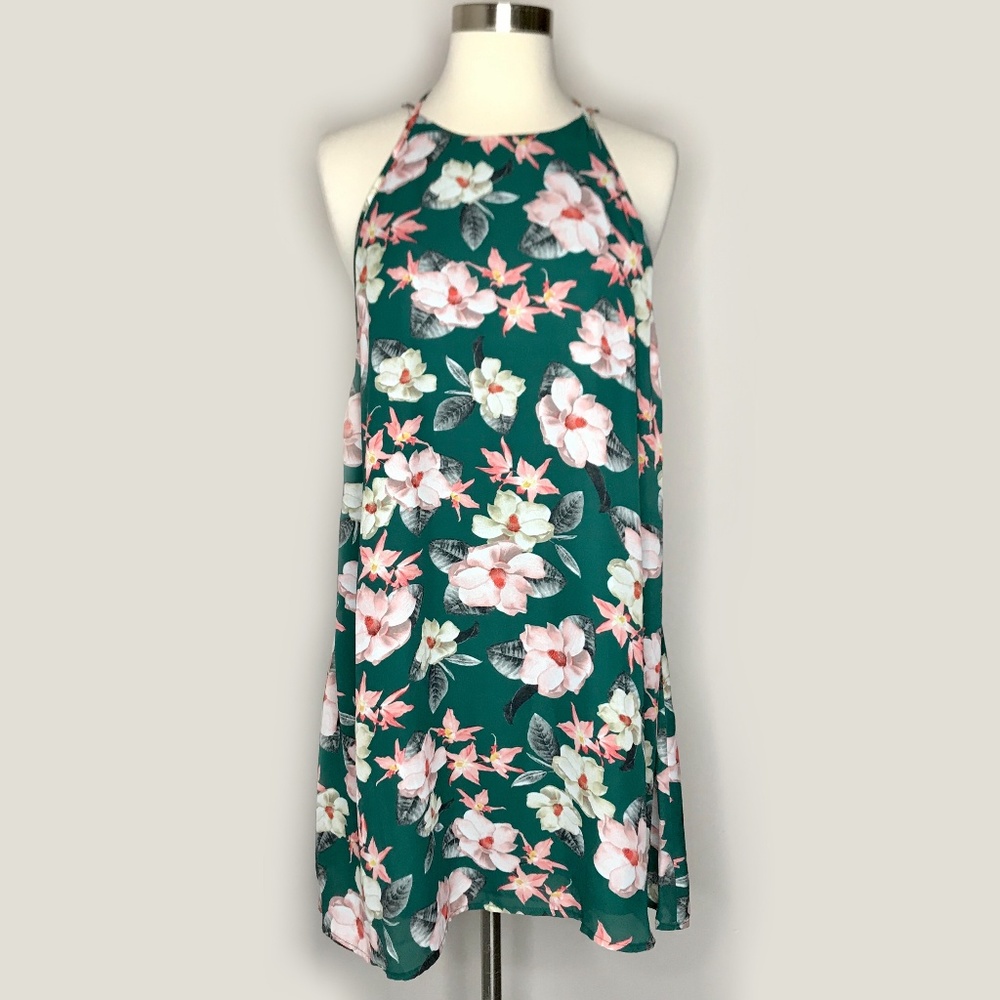 NWT Show Me Your Mumu Martini Dress Green Floral